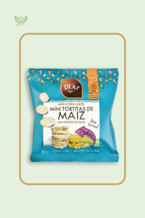 Mini tortitas de maíz ecológicas DIAT Radisson