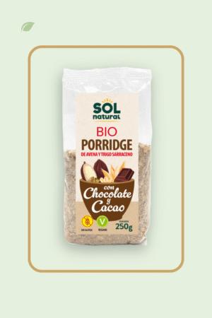 Porridge Chocolate y Cacao Bio SOL NATURAL