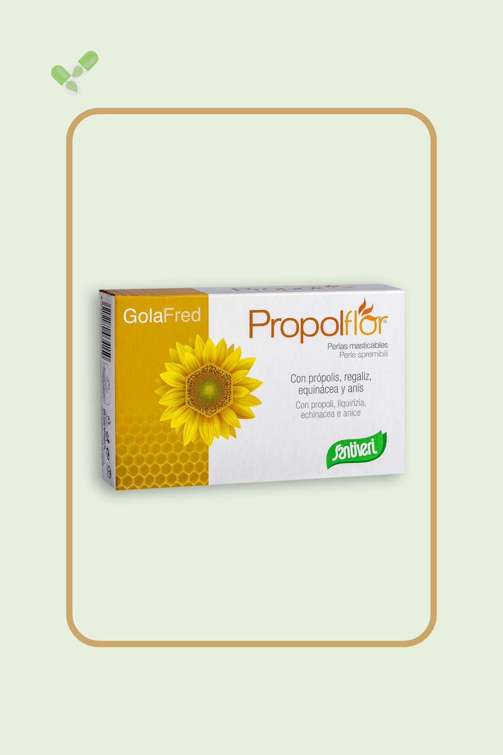 Propolflor própolis en cápsulas SANTIVERI