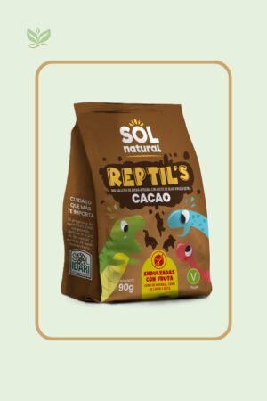 Reptil's Cacao Galletas Avena Fruta SOL NATURAL