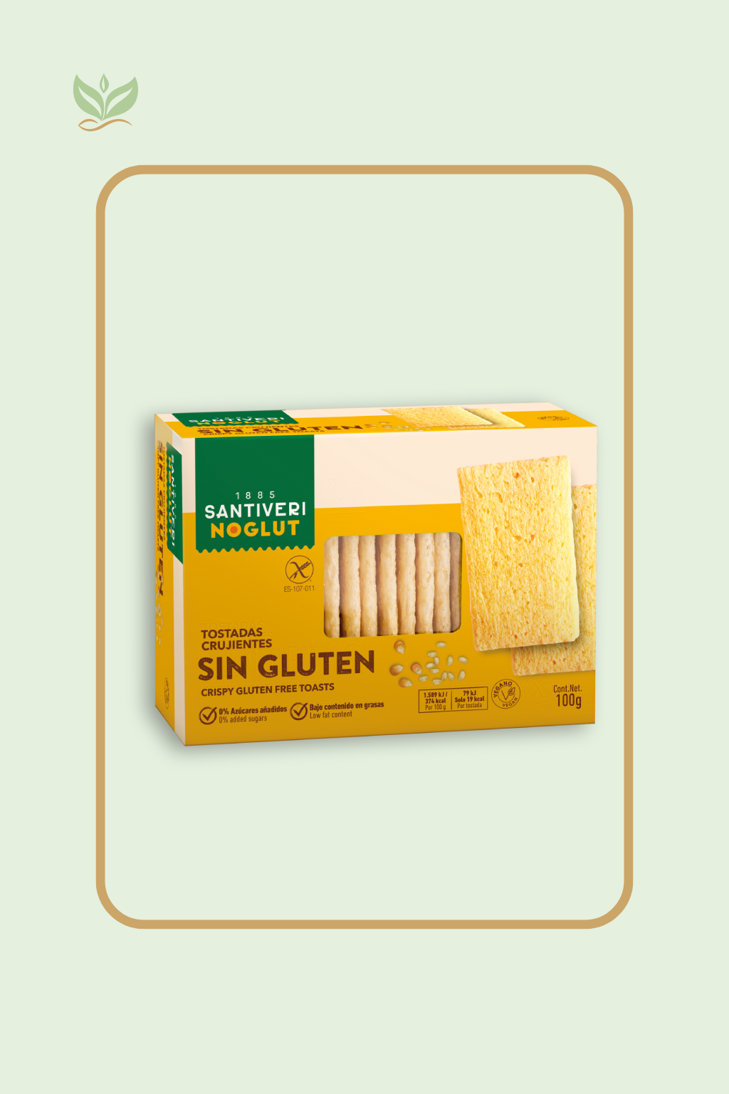 Tostadas sin gluten SANTIVERI