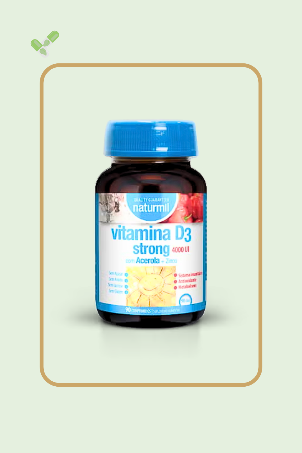 Vitamina D3 strong NATURMIL