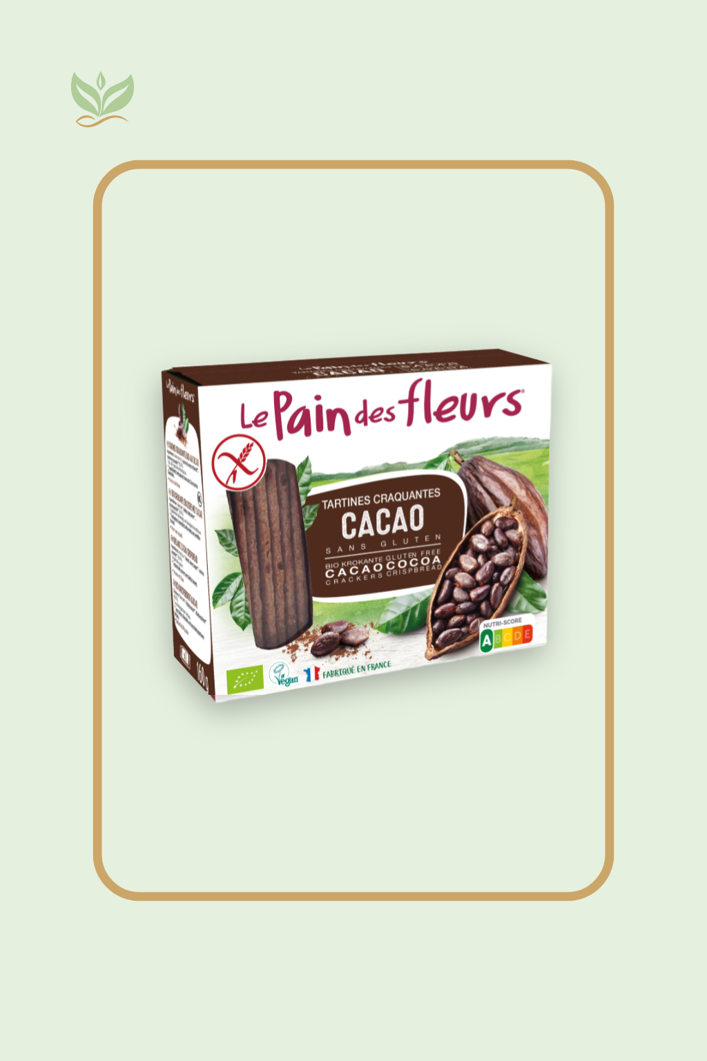 Cracker Cacao LE PAIN DES FLEURS